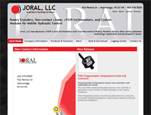 Tablet Screenshot of joralllc.com